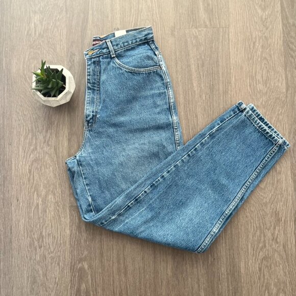 VINTAGE Jordache Mid Blue High Waist Jeans - Picture 14 of 15